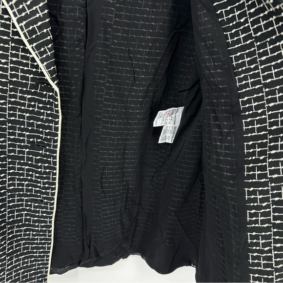 Max Mara Blazer Jacket Made in Italy Black Size 4 - Picture 3 of 8